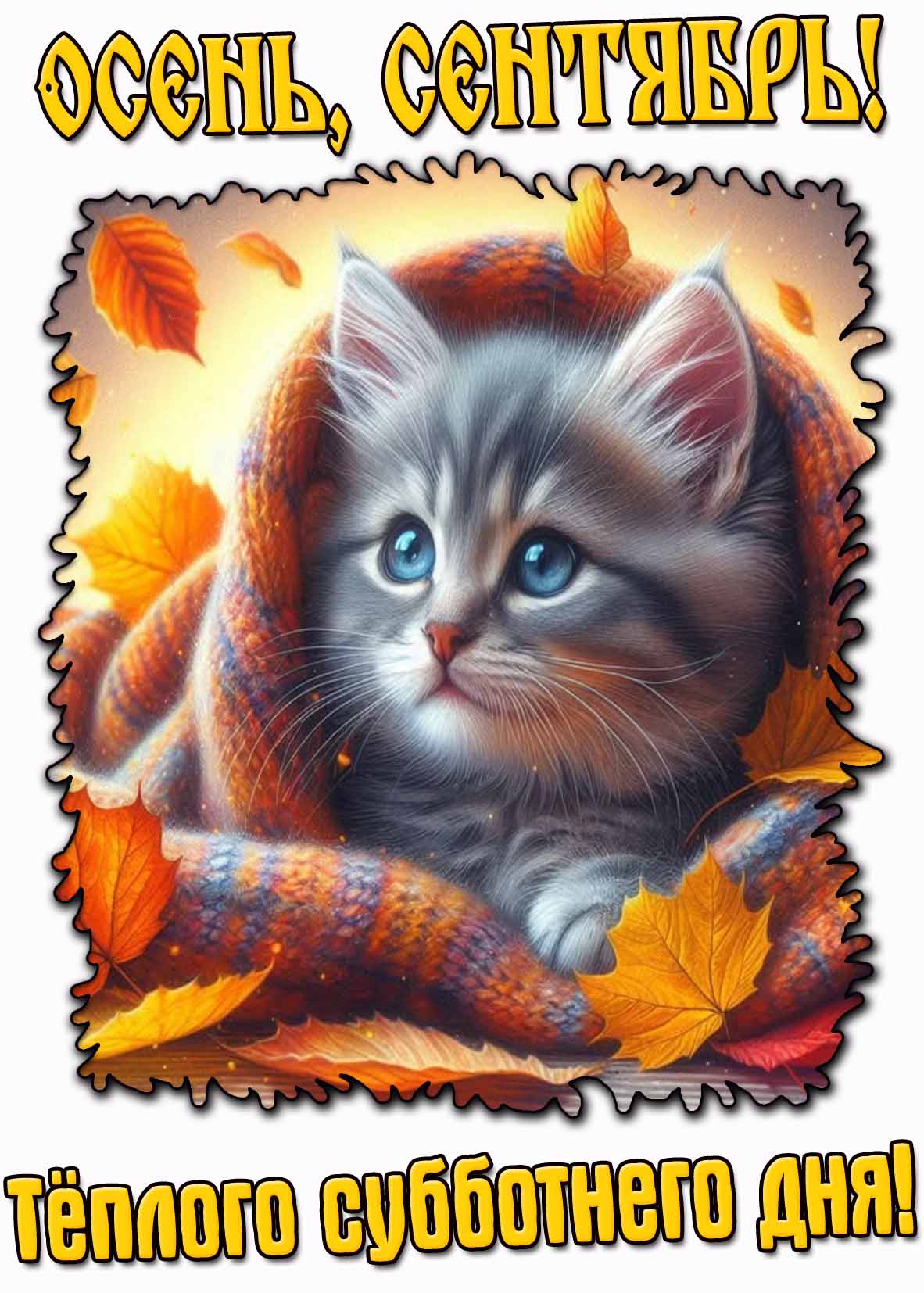 Картинка "Осень, сентябрь! Тёплого субботнего дня!"