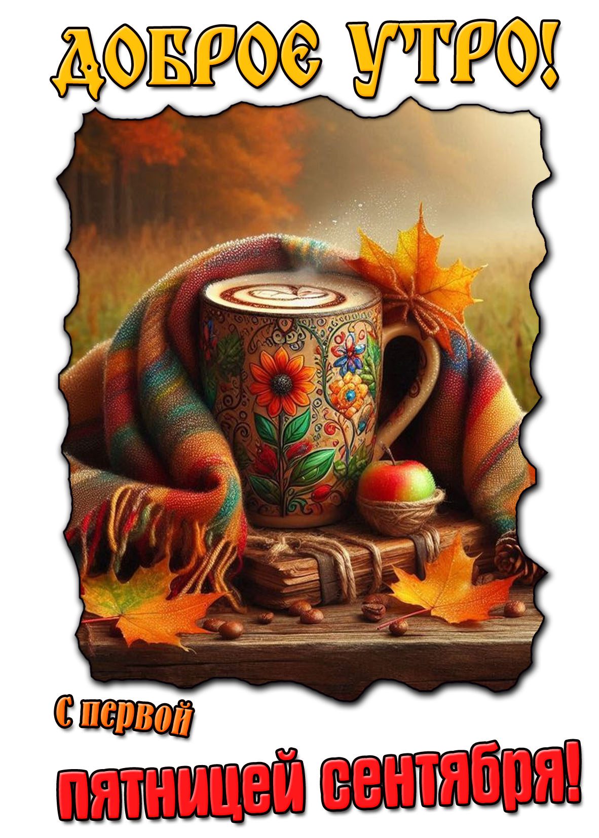 Картинка "Доброе утро! С первой пятницей сентября!"
