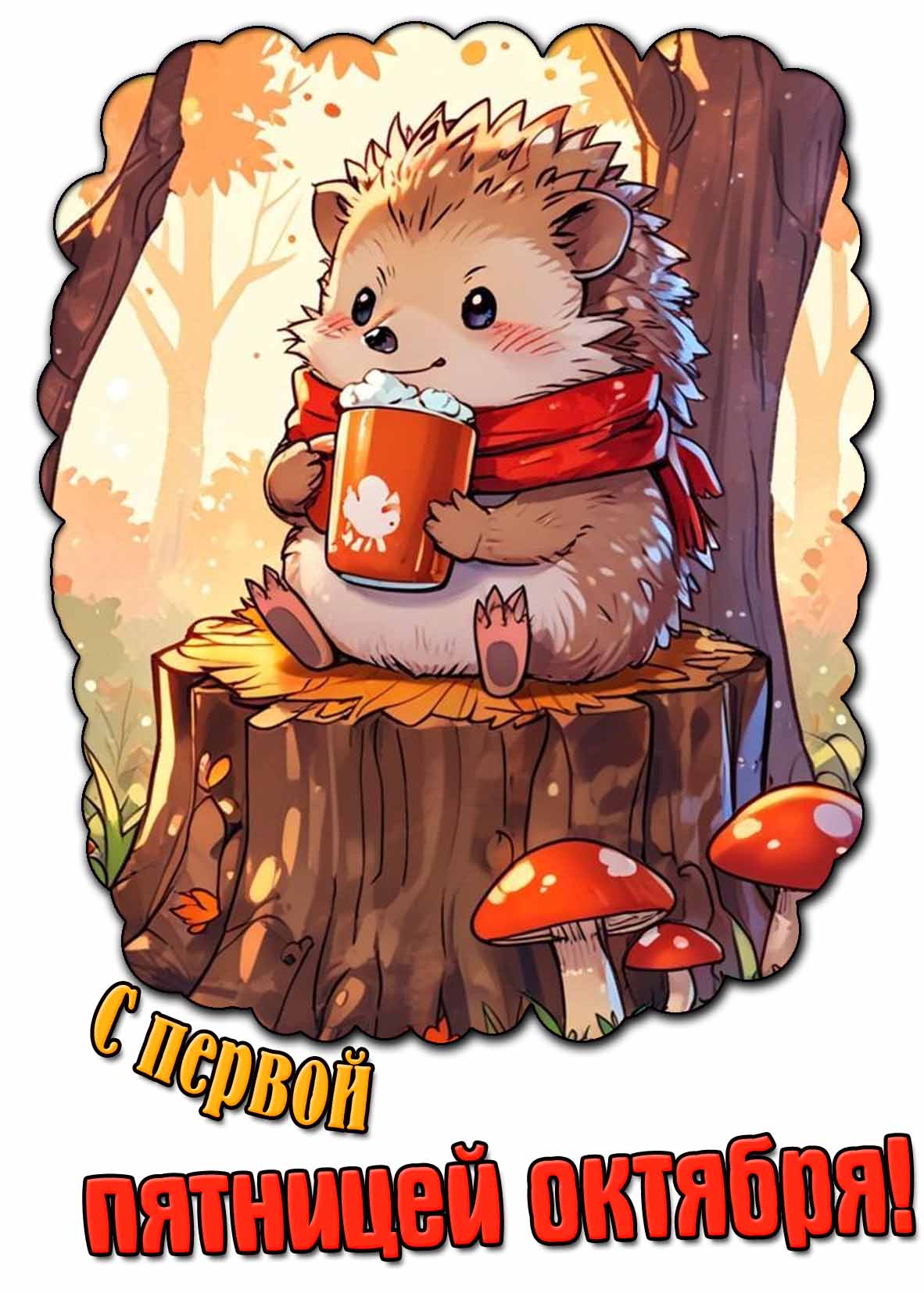 Прикольная картинка с первой пятницей октября