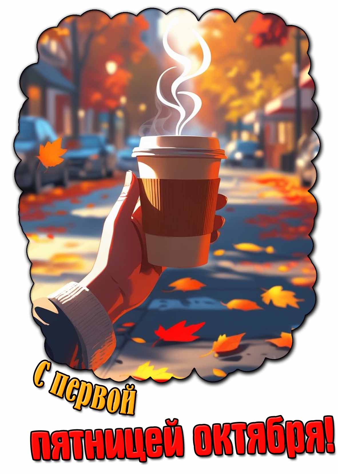 Красивая картинка с первой пятницей октября