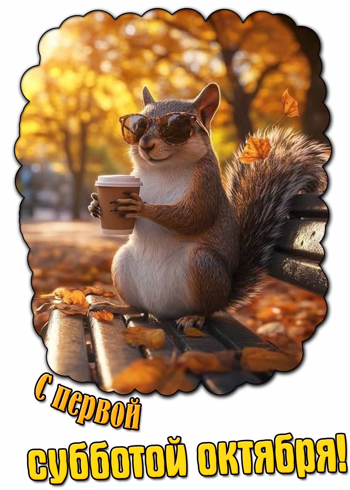 Прикольная картинка с первой субботой октября