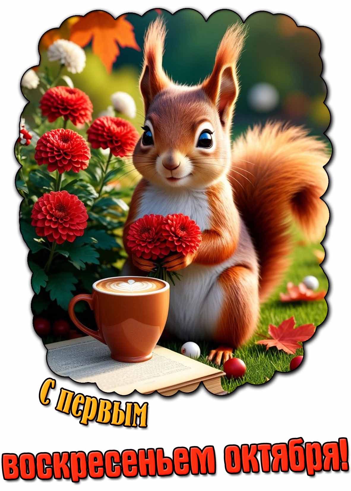 Красивая картинка с первым воскресеньем октября