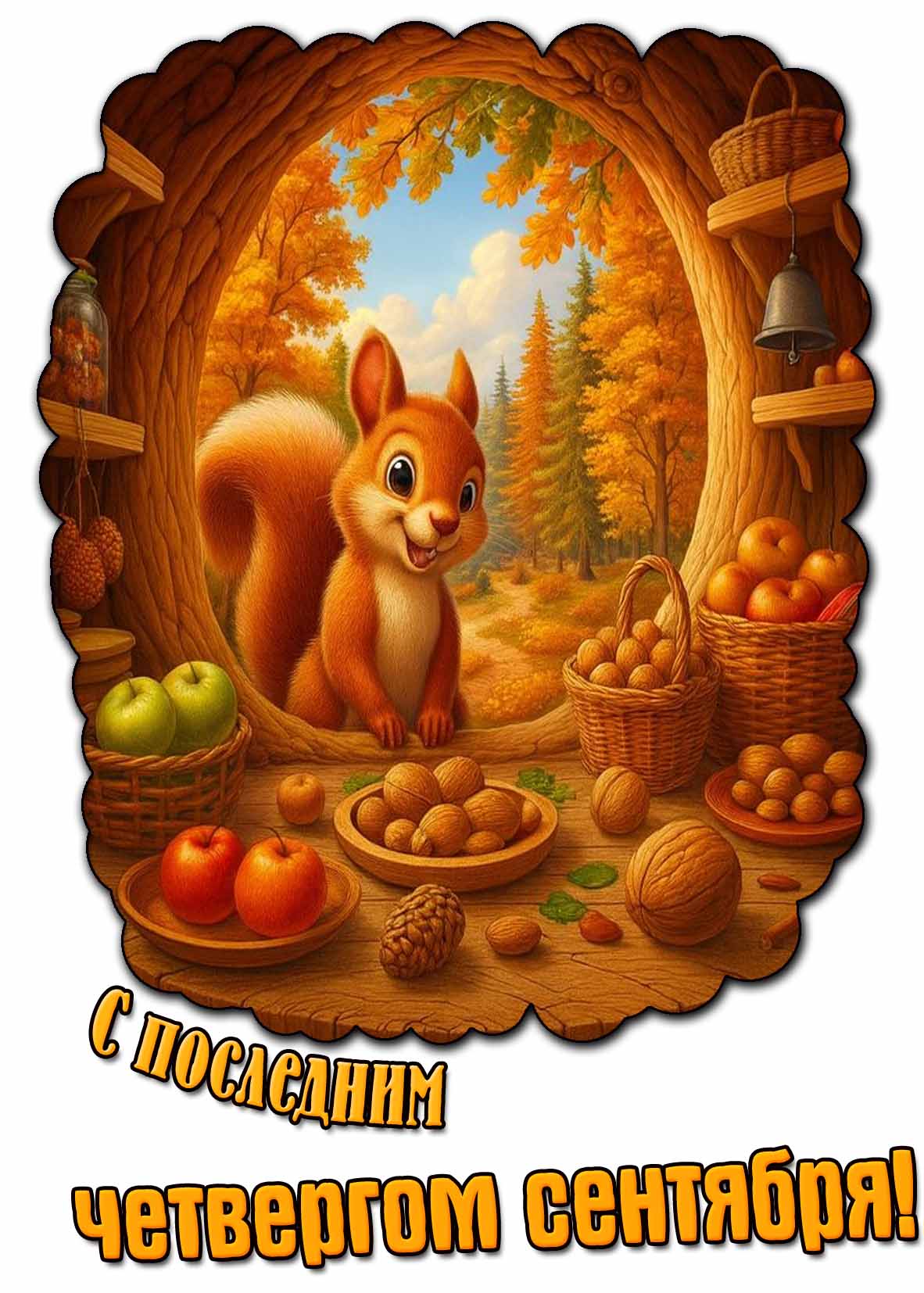 Красивая картинка с последним четвергом сентября