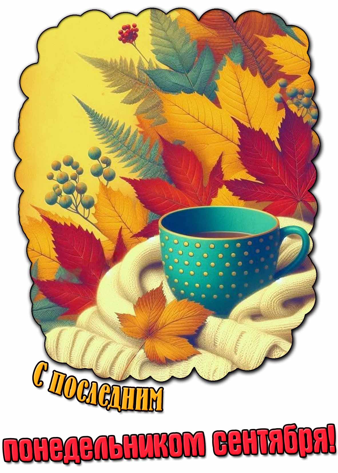 Картинка с последним понедельником сентября