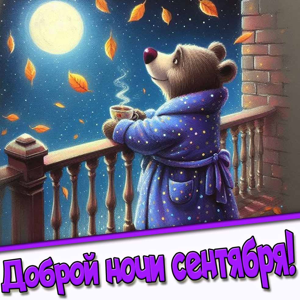 Доброй ночи сентября! - прикольная картинка