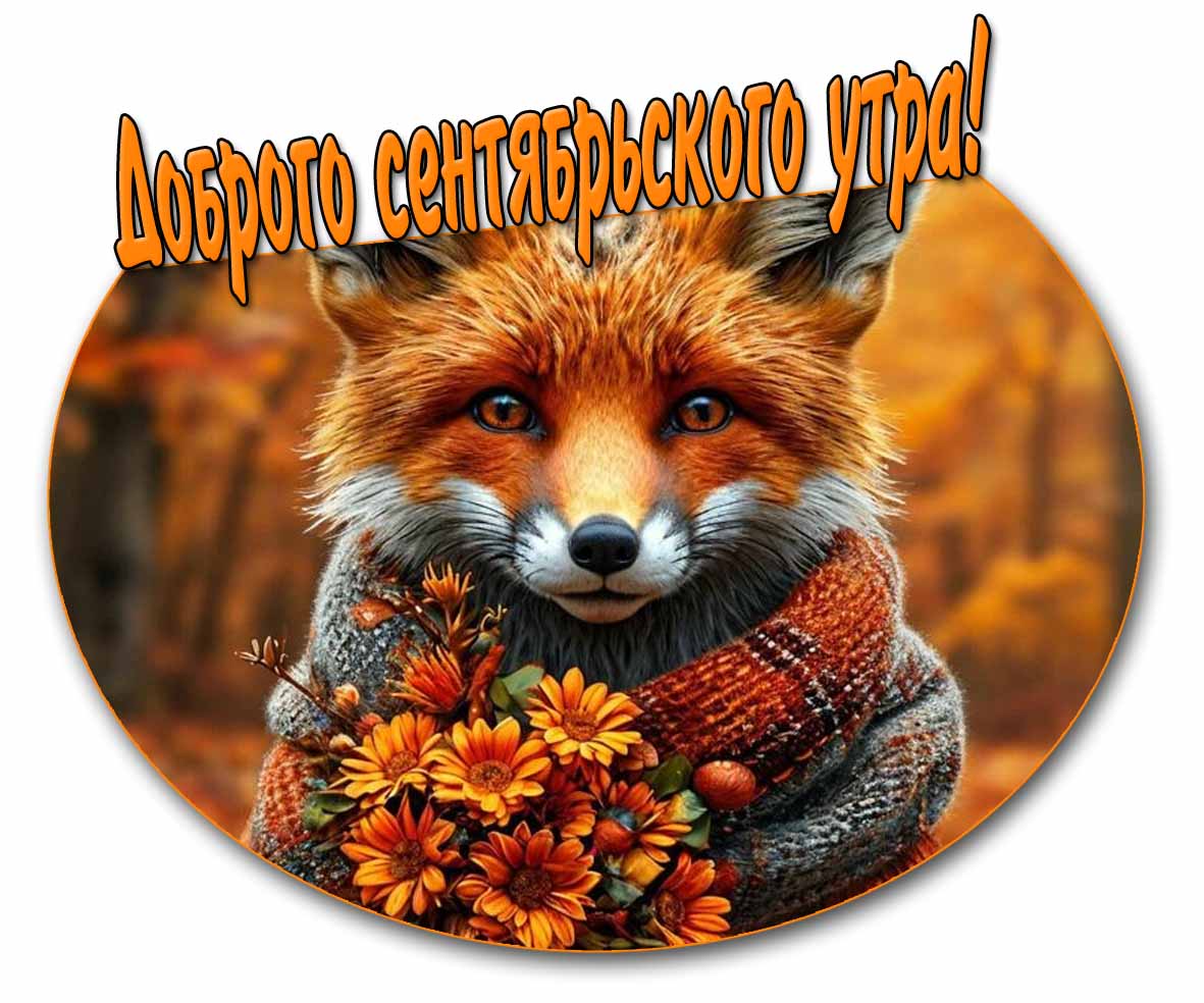 Открытка доброго сентябрьского утра