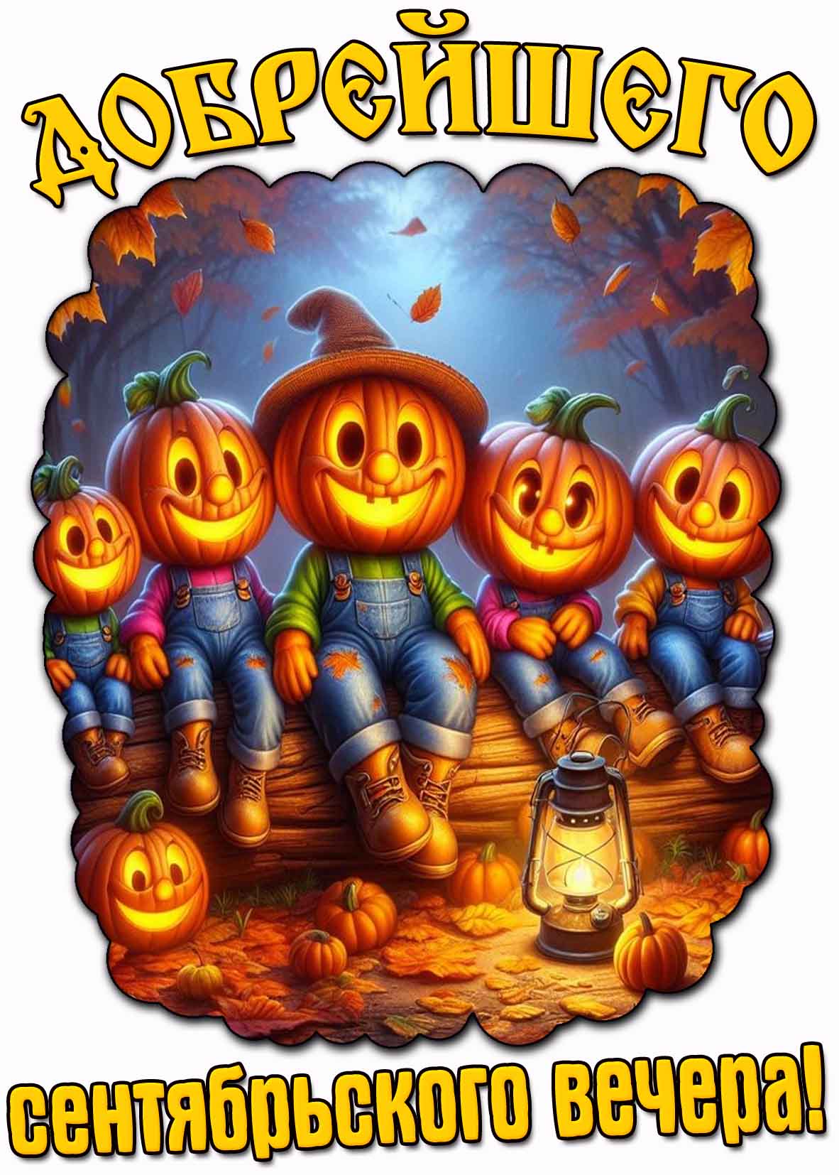 Прикольная картинка добрейшего сентябрьского вечера