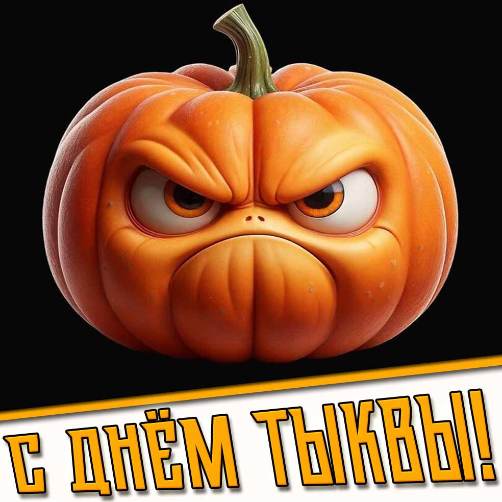 Прикольная картинка с днём тыквы