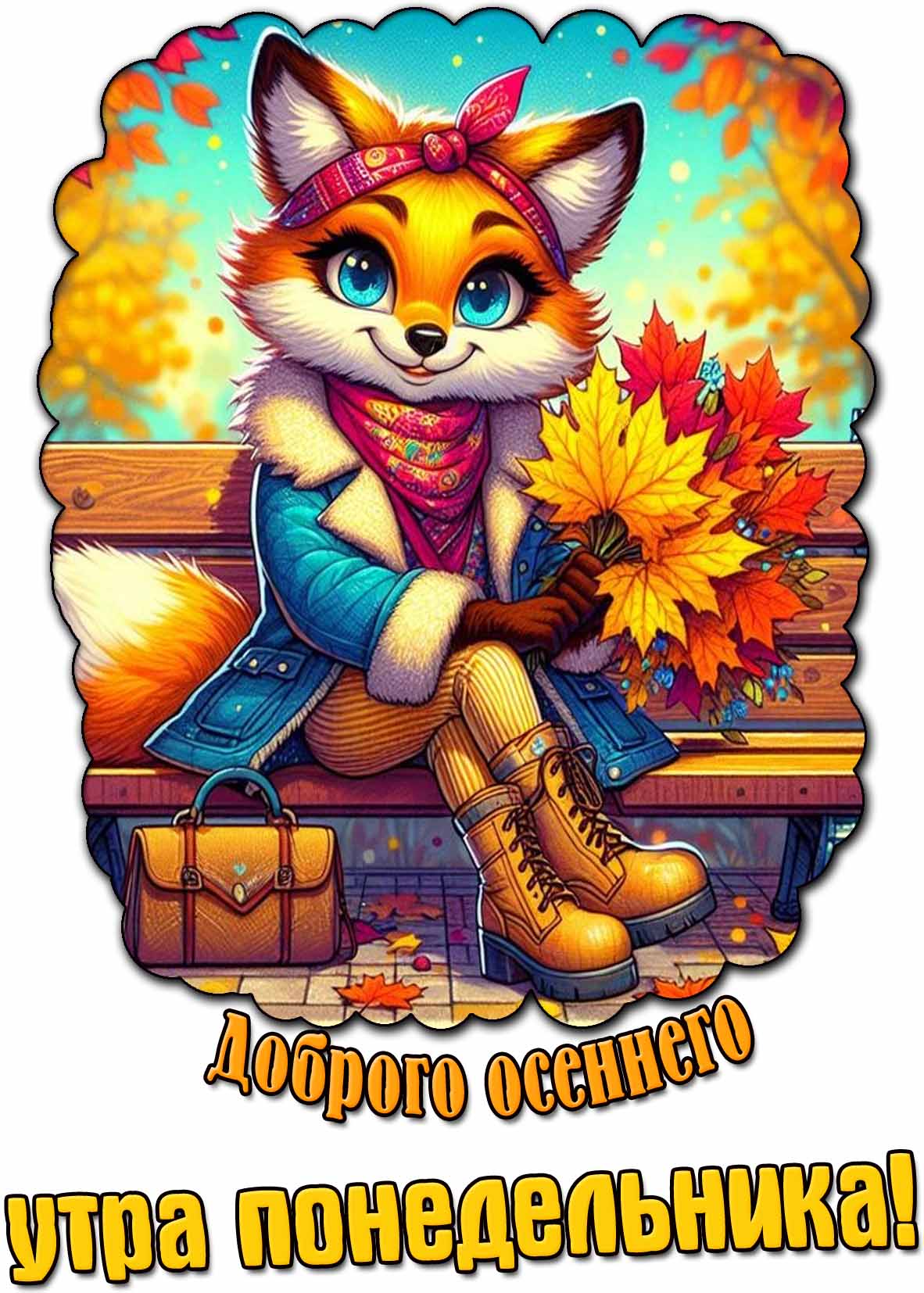 Красивая картинка доброго осеннего утра понедельника