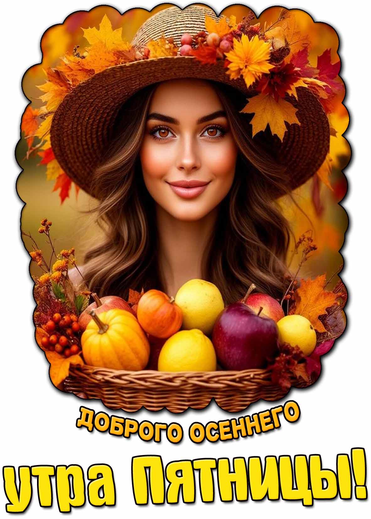 Картинка доброго осеннего утра пятницы