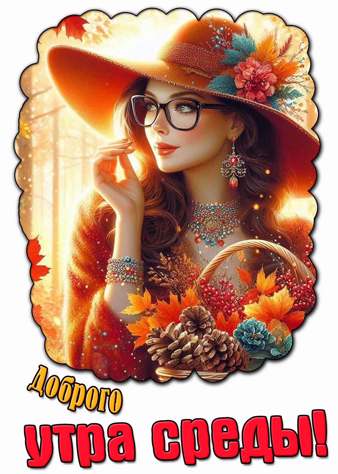 Осеняя картинка доброго утра среды