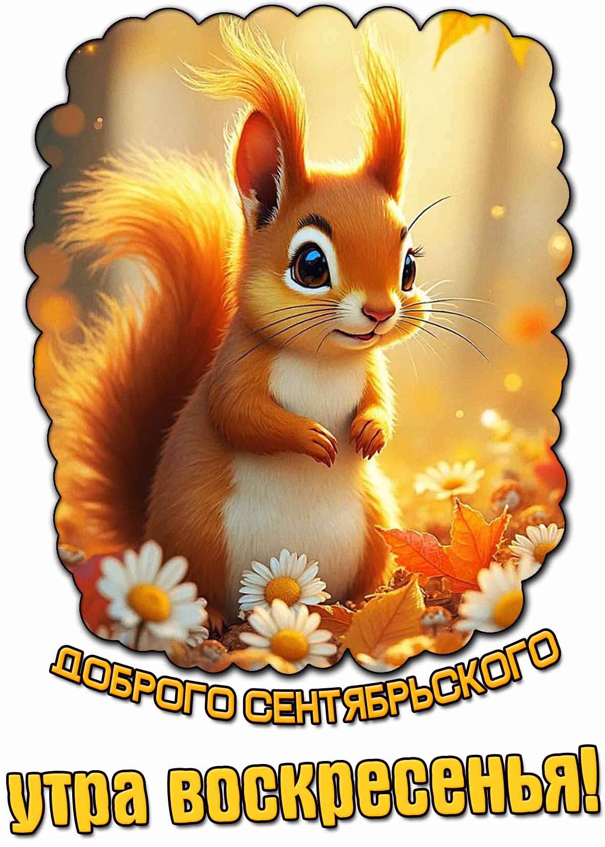 Картинка доброго сентябрьского утра воскресенья