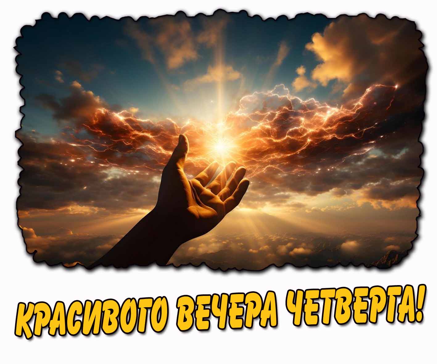 Картинка красивого вечера четверга