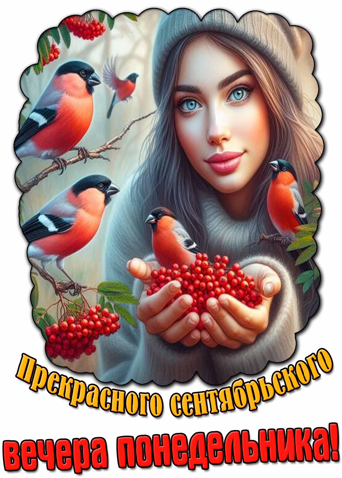 Картинка прекрасного сентябрьского вечера понедельника