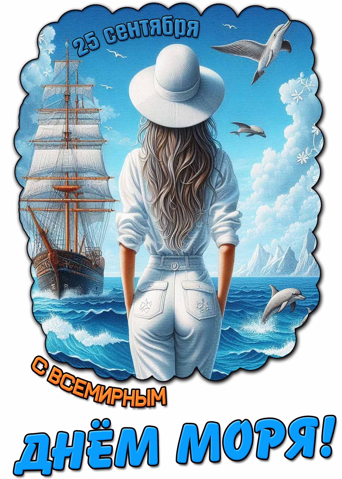 Картинка с всемирным днём моря - 25 сентября
