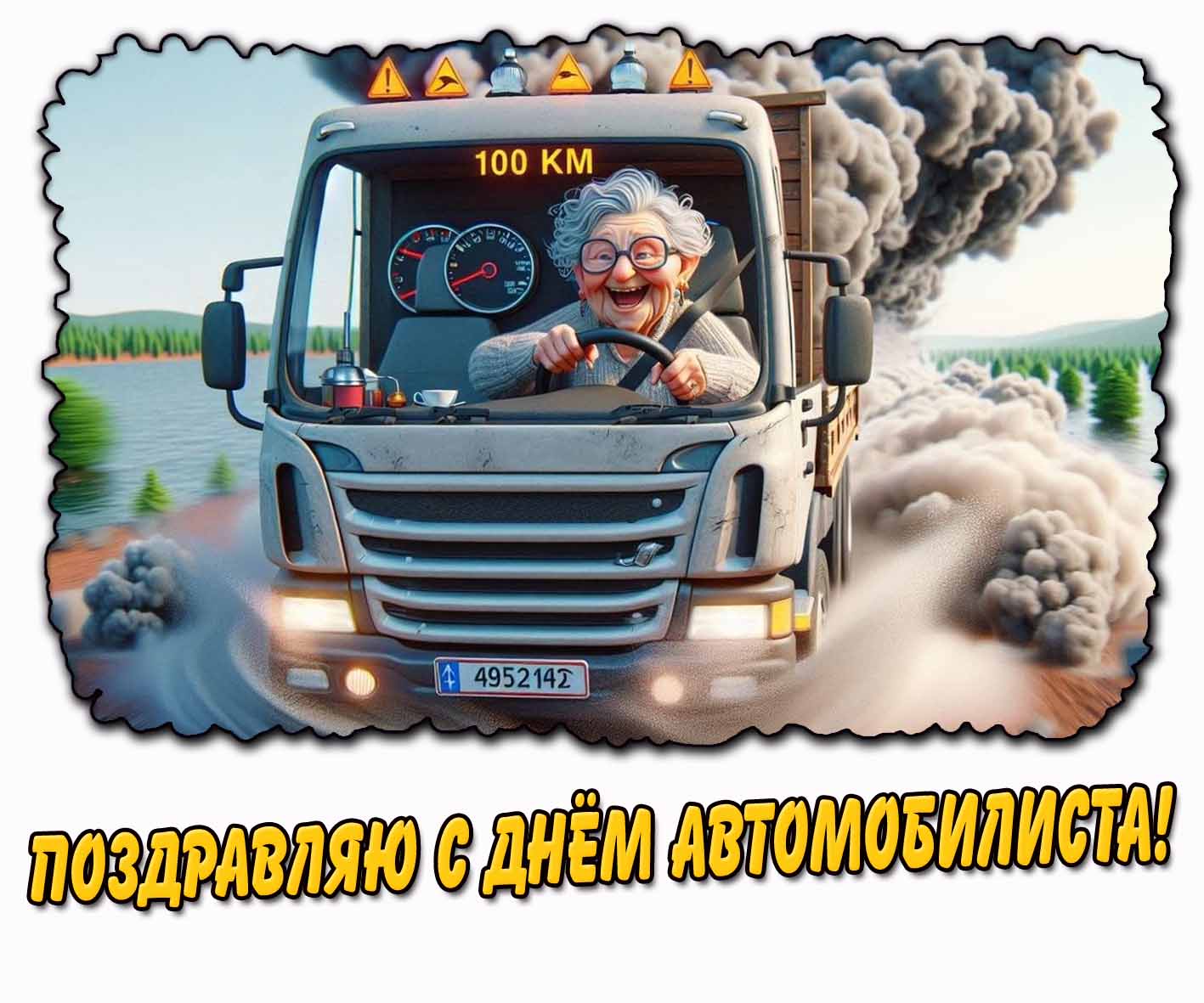 Смешная картинка поздравляю с днём автомобилиста