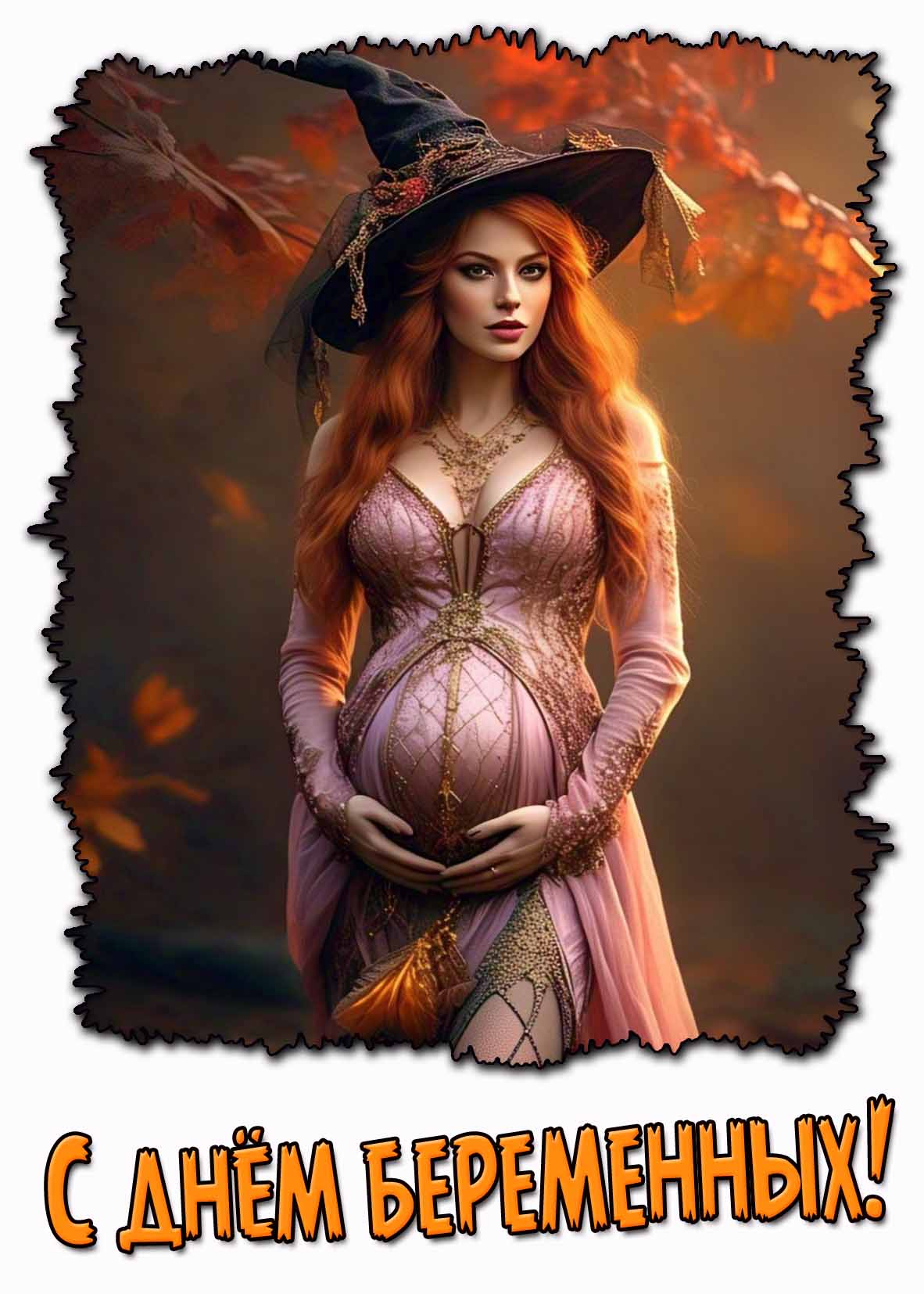 Осенняя картинка с днём беременных