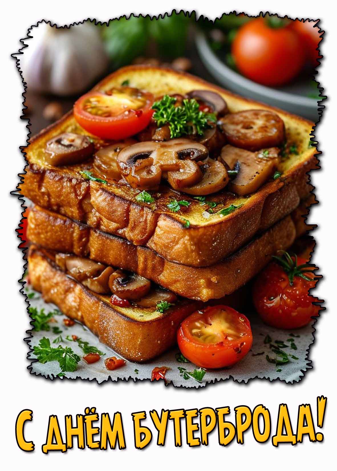 Красивая картинка с днём бутерброда