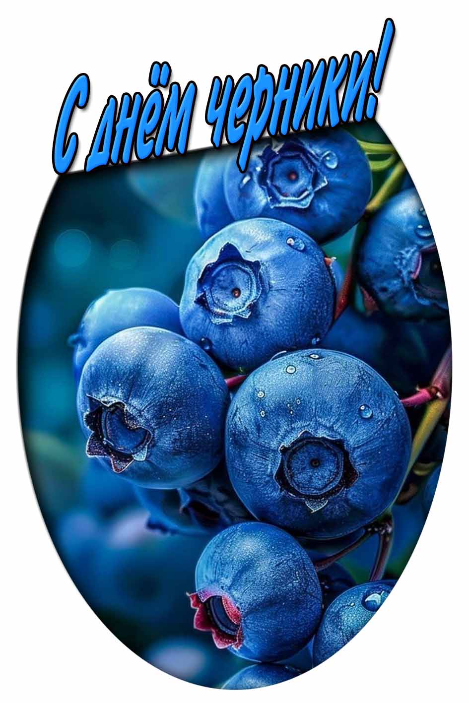 Картинка с днём черники