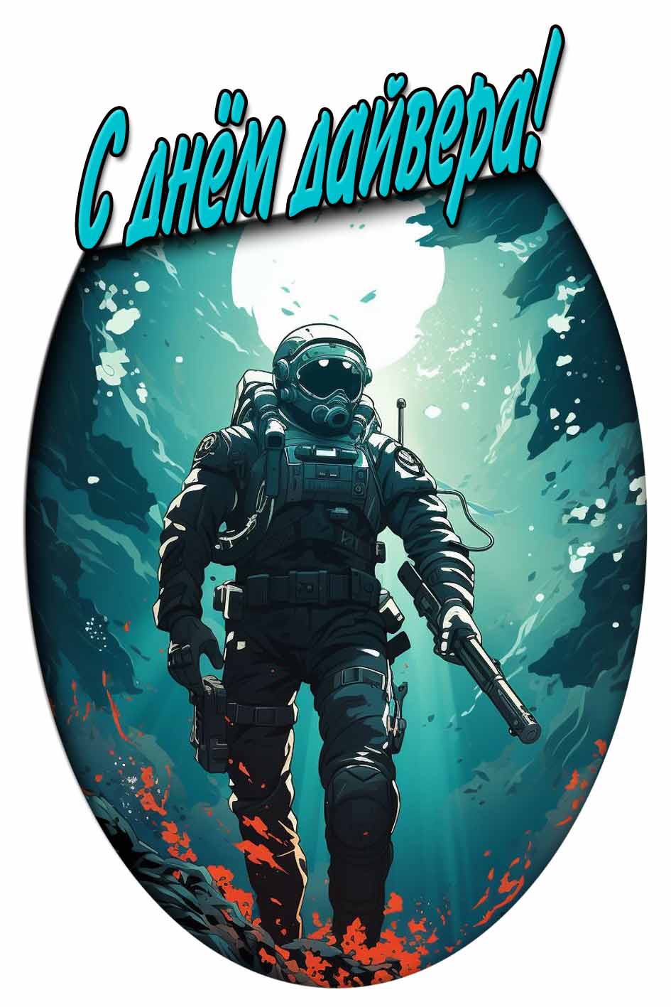 С днём дайвера! - картинка