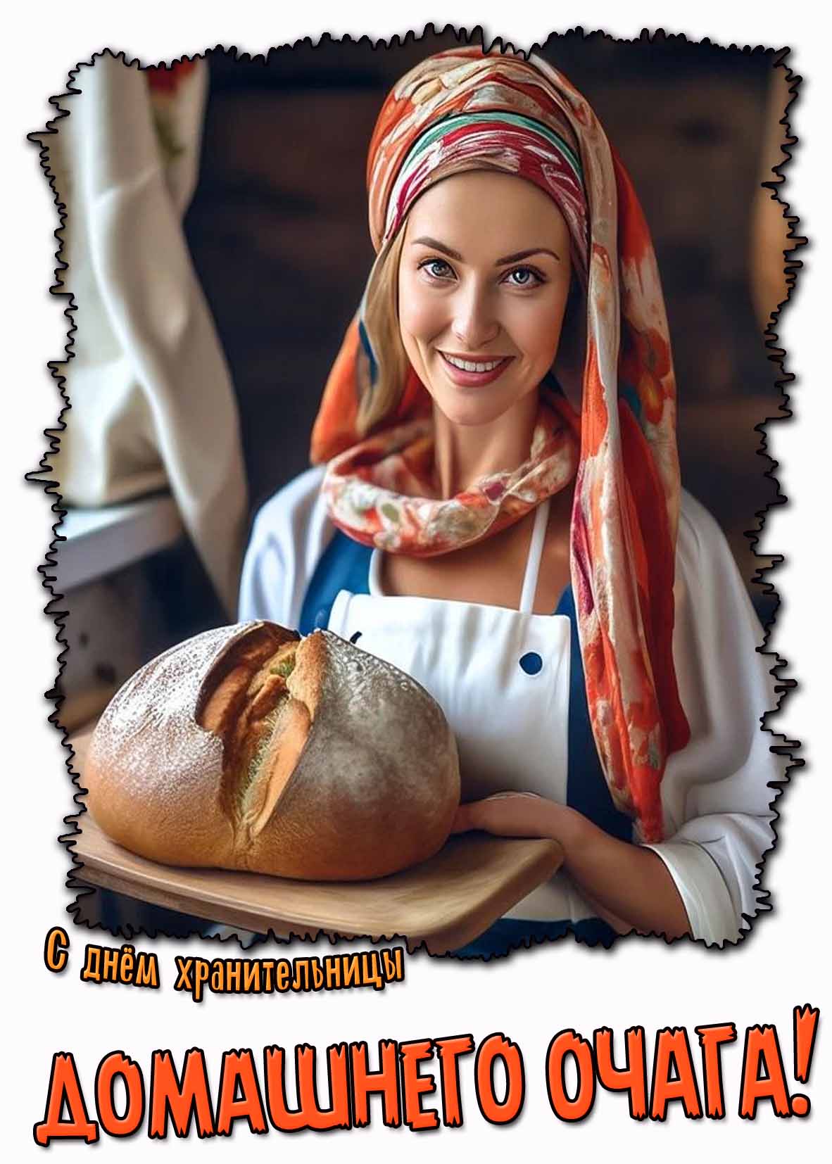 С днём хранительницы домашнего очага! - картинка