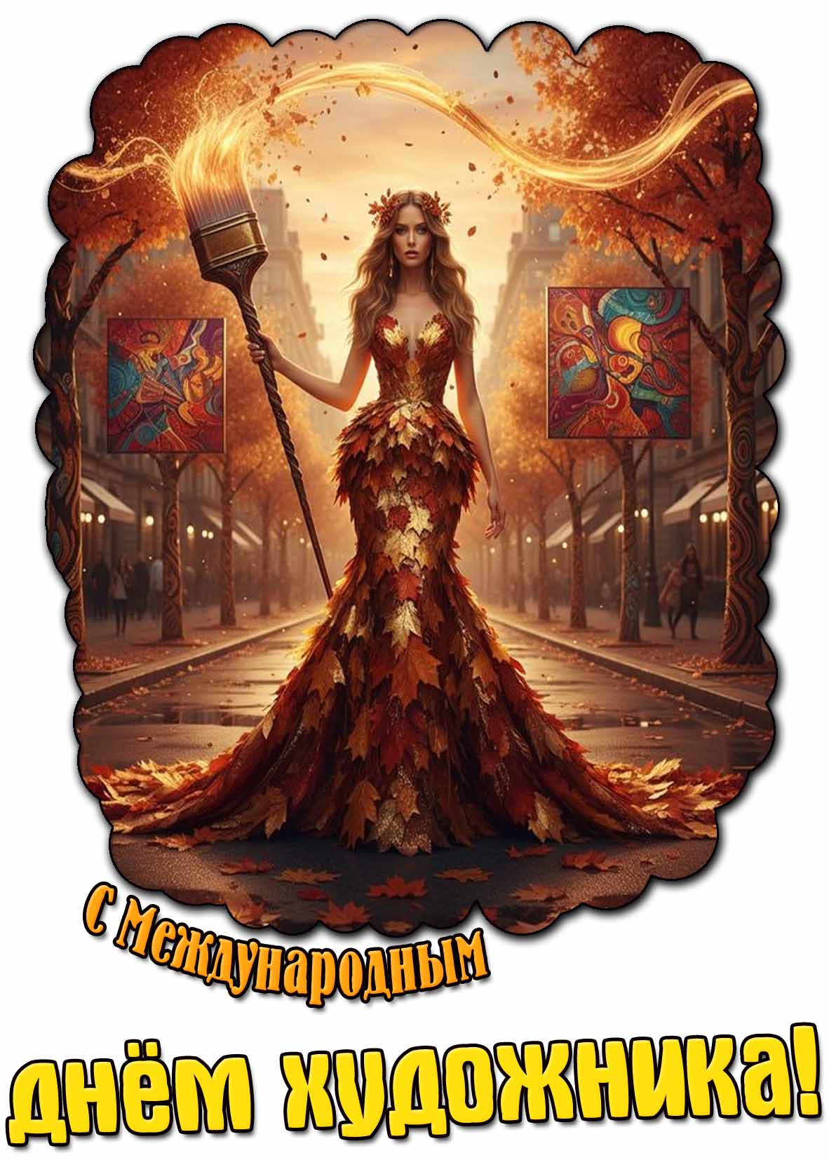 Красивая картинка с Международным днём художника