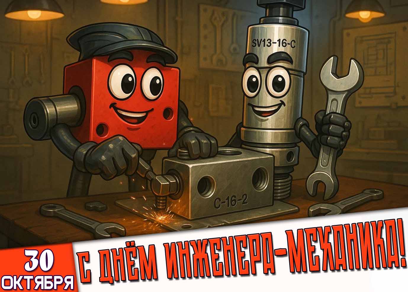 Картинка 30 октября - с днём инженера-механика