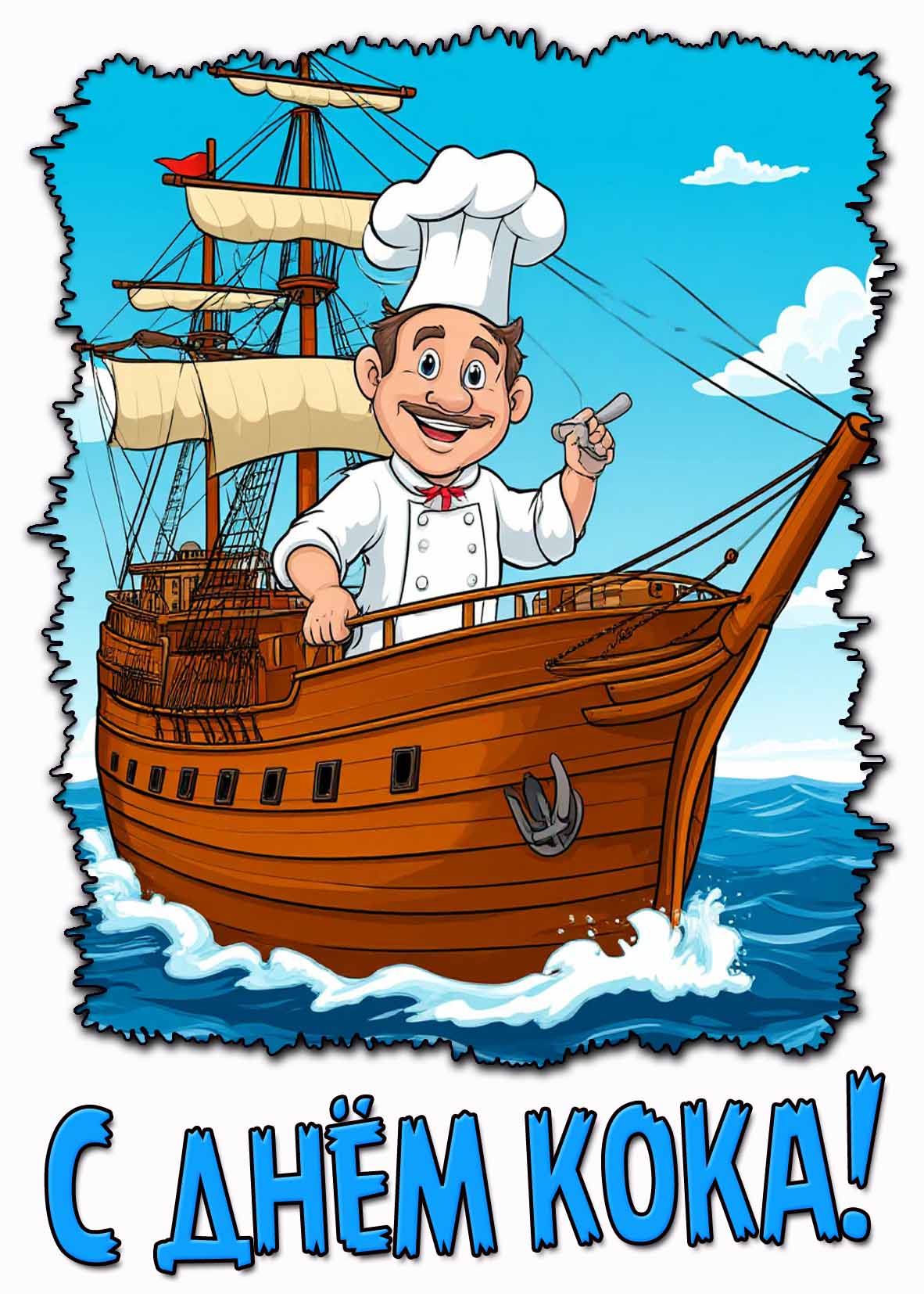 Прикольная картинка с днём кока