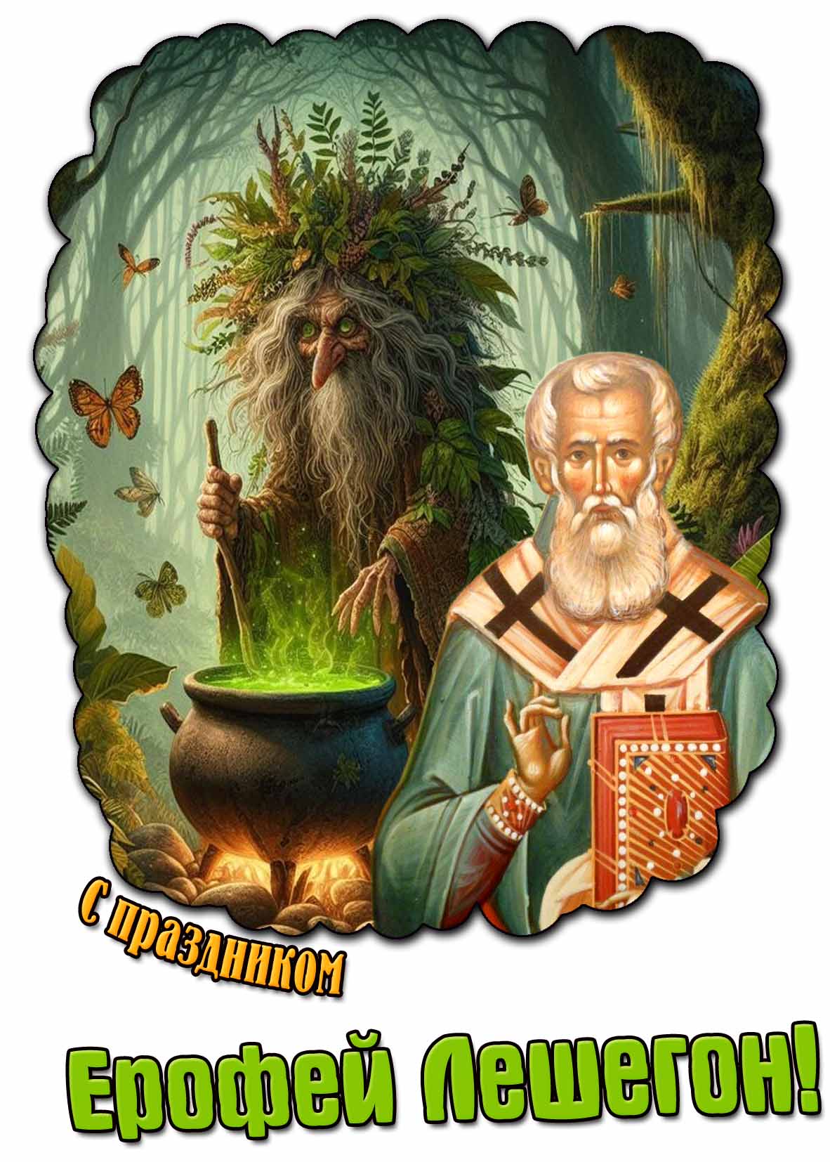 Картинка с праздником Ерофей Лешегон