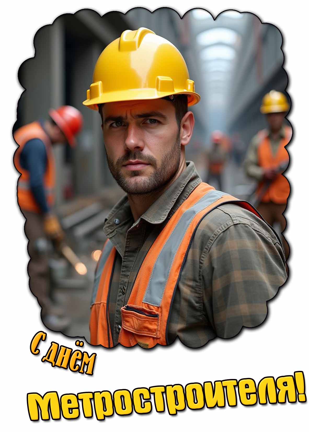 Красивая картинка с днём метростроителя