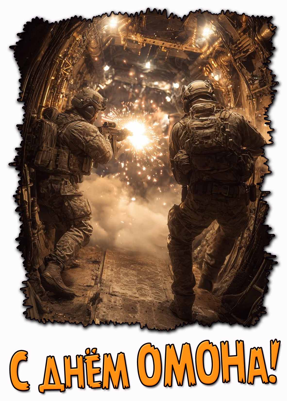 Красивая картинка с днём ОМОНа