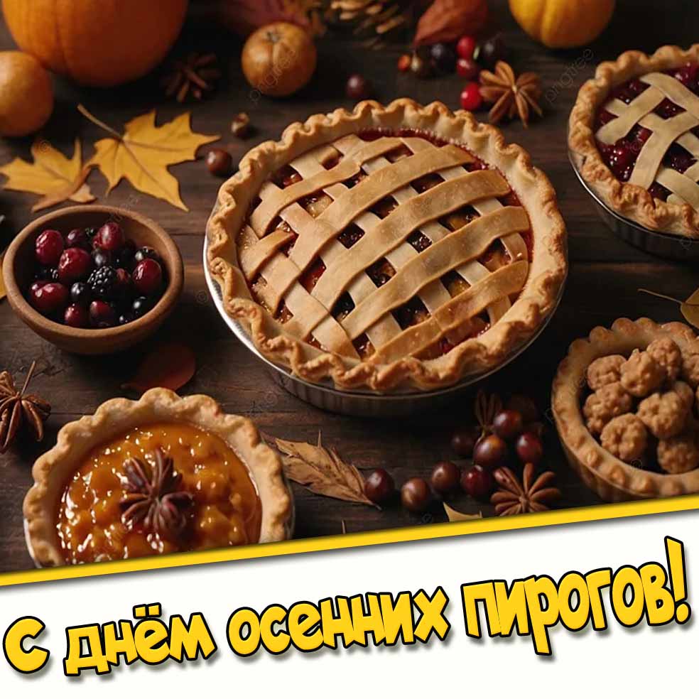 С днём осенних пирогов! - картинка