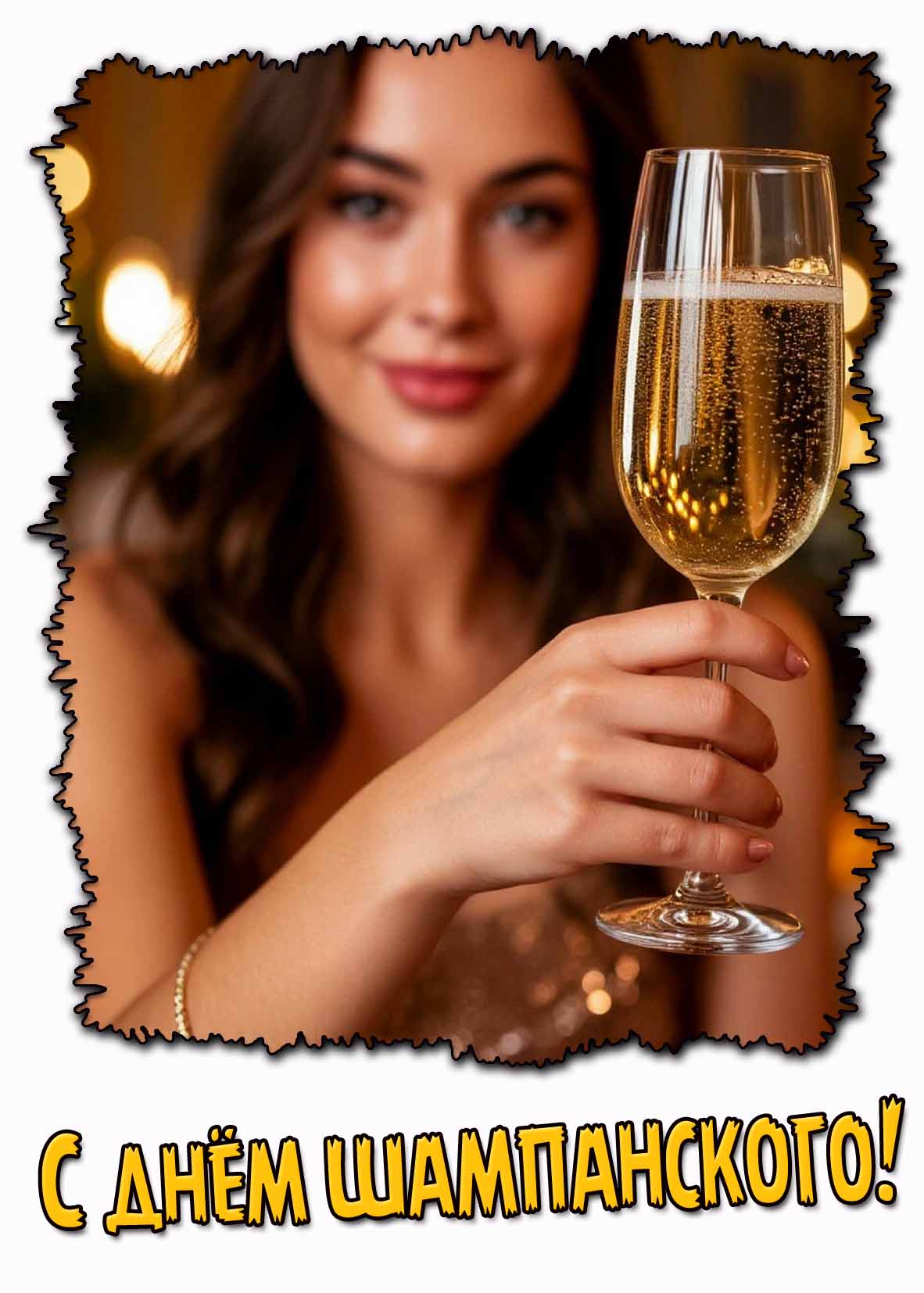 Красивая картинка с днём шампанского
