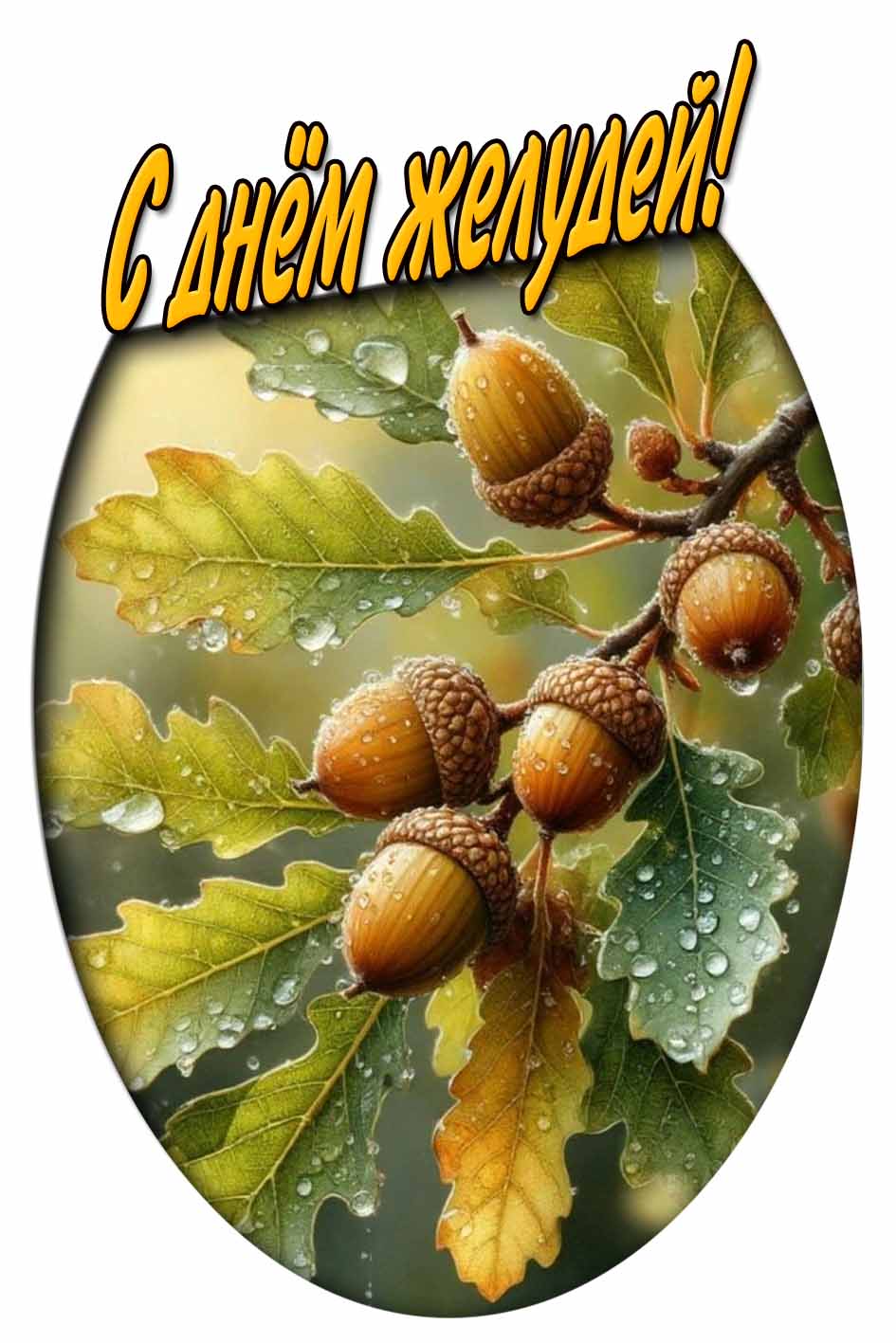 С днём желудей! - картинка