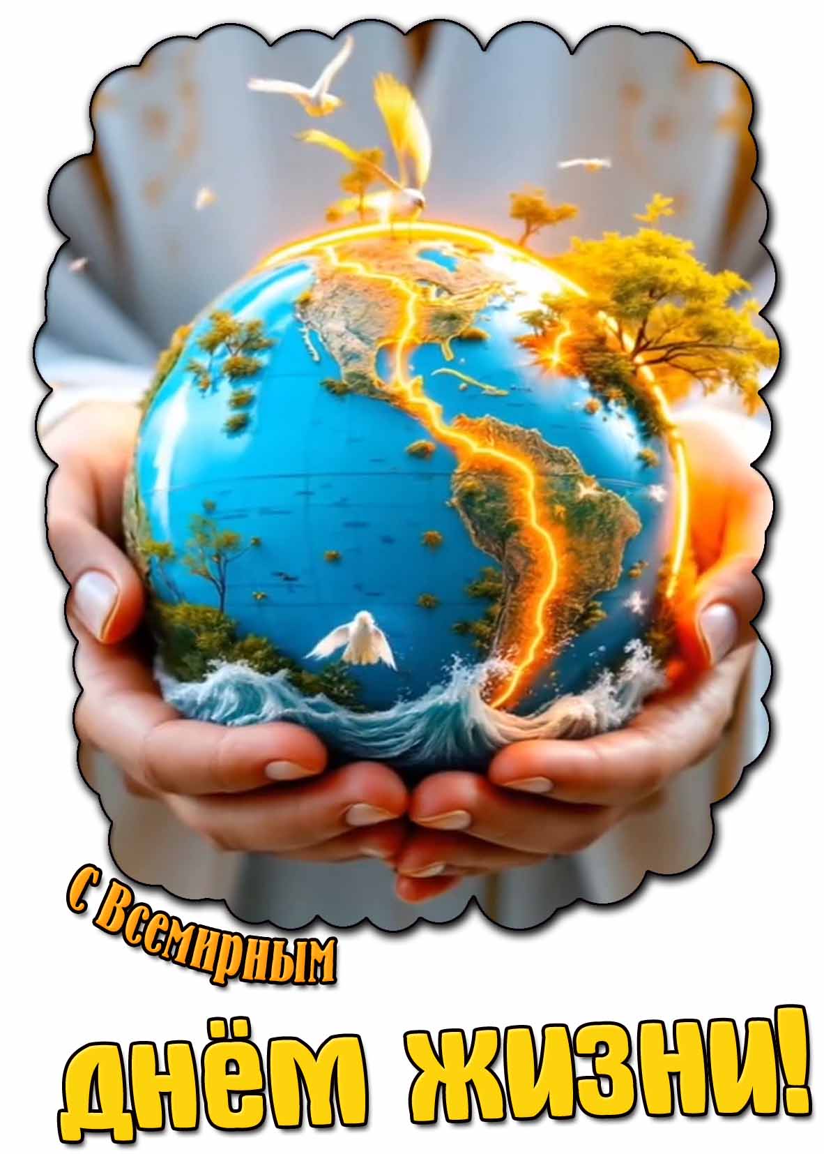 Красивая картинка с Всемирным днём жизни