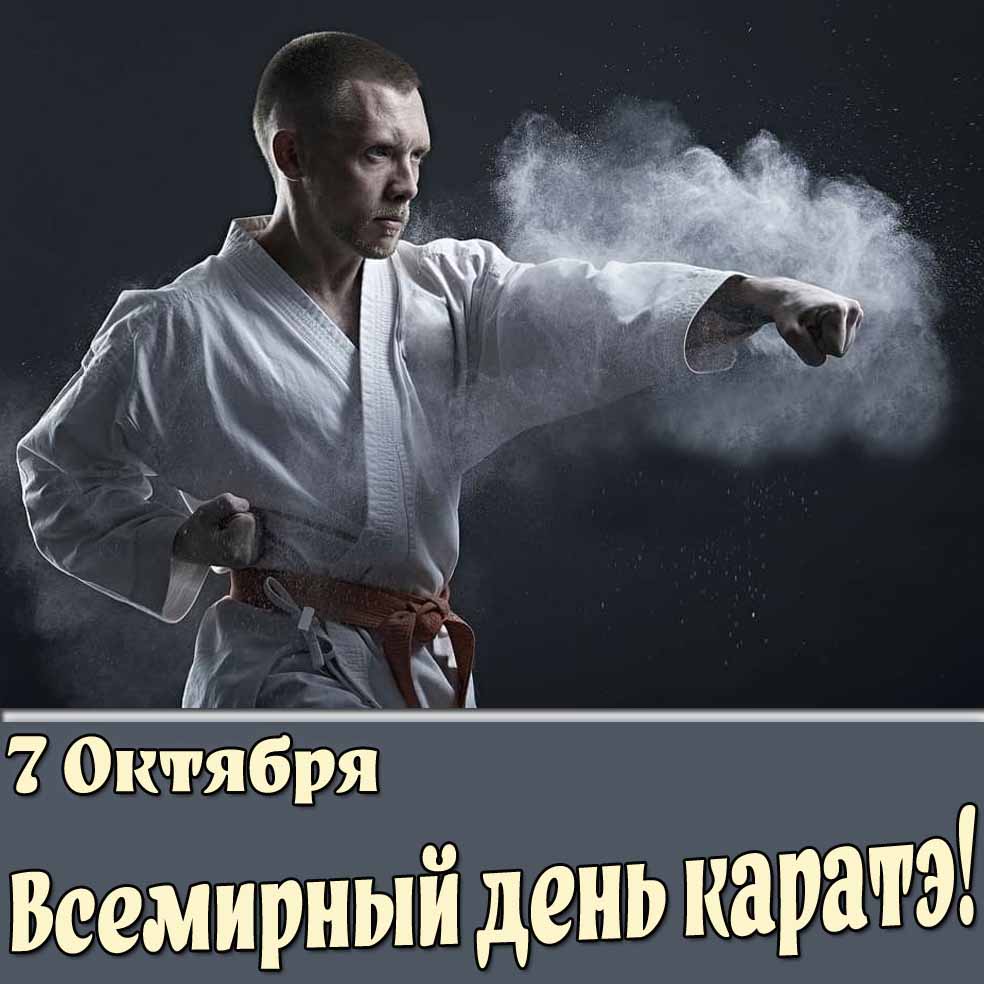 Картинка 7 октября - Всемирный день каратэ