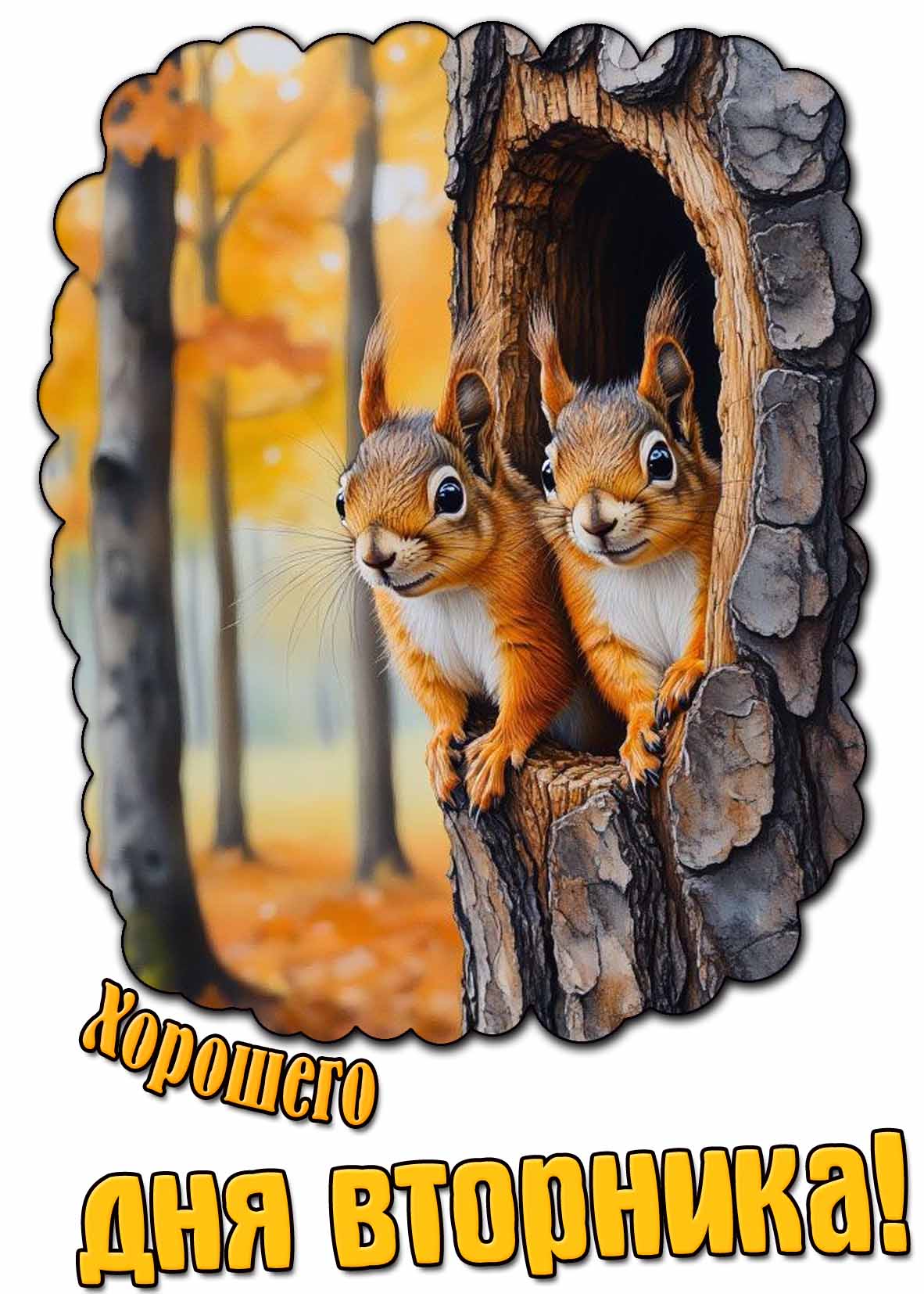 Осенняя картинка хорошего дня вторника