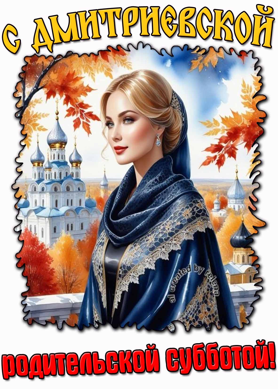 Красивая картинка с Дмитриевской родительской субботой