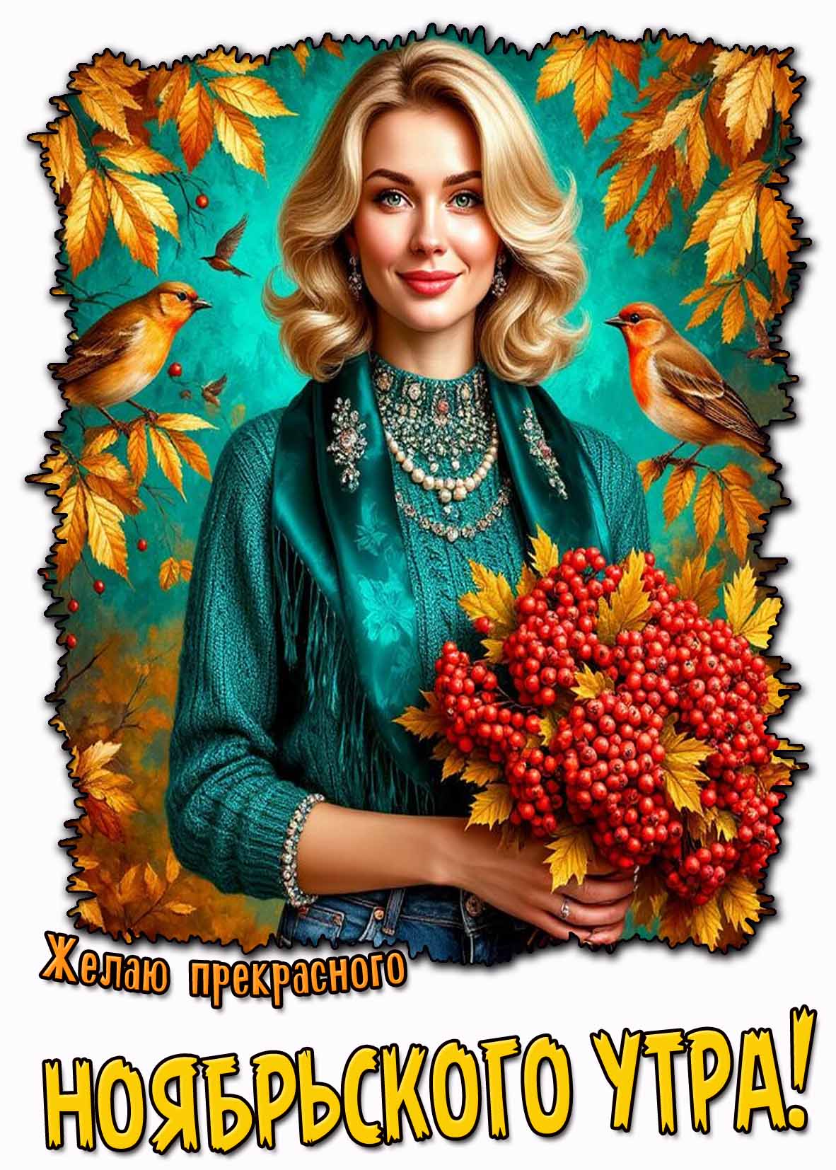 Картинка желаю прекрасного ноябрьского утра