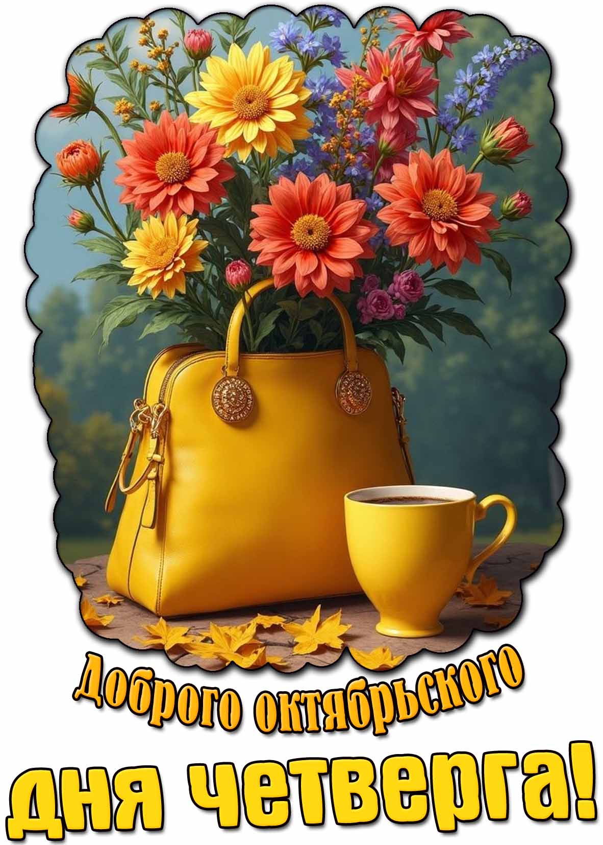 Картинка доброго октябрьского дня четверга