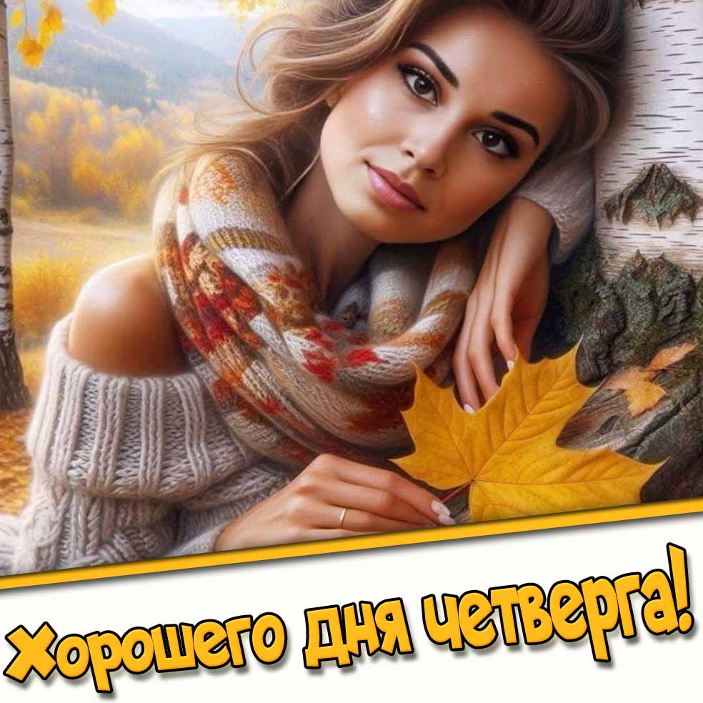 Осенняя картинка хорошего дня четверга