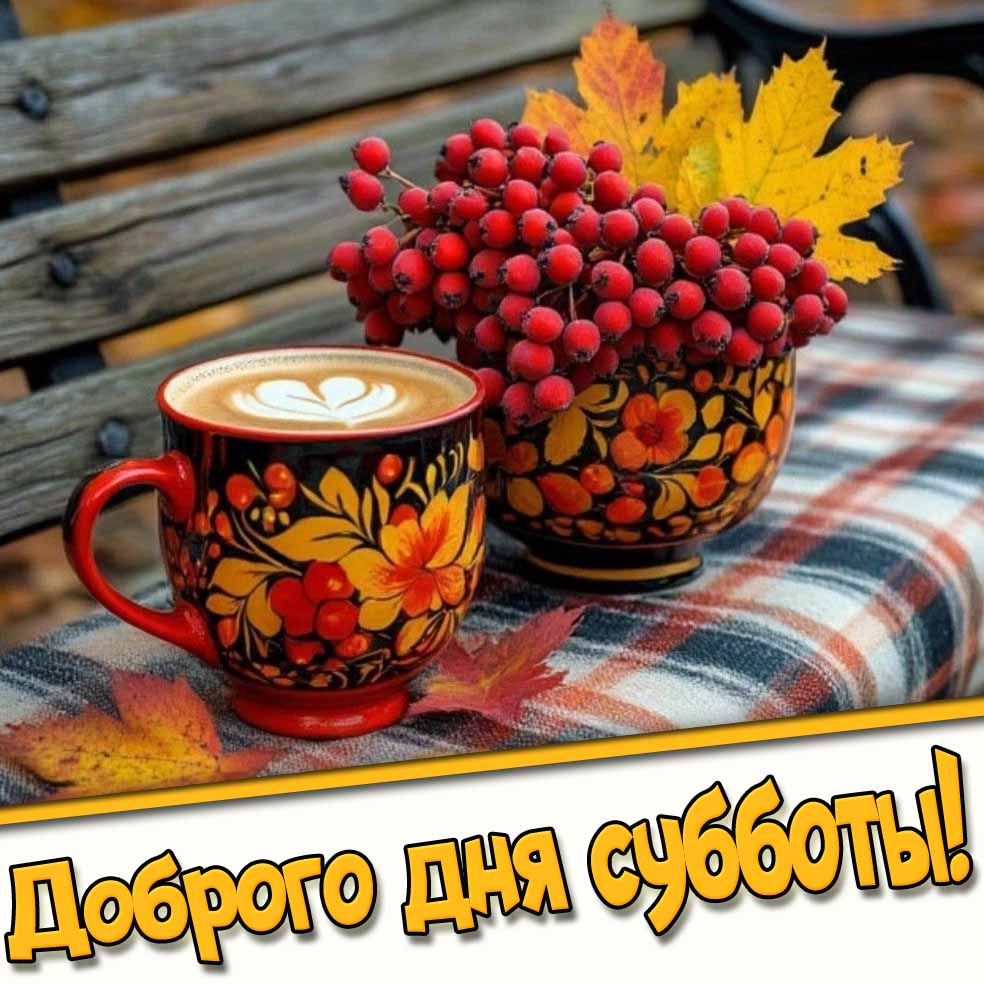 Доброго дня субботы! - осенняя картинка