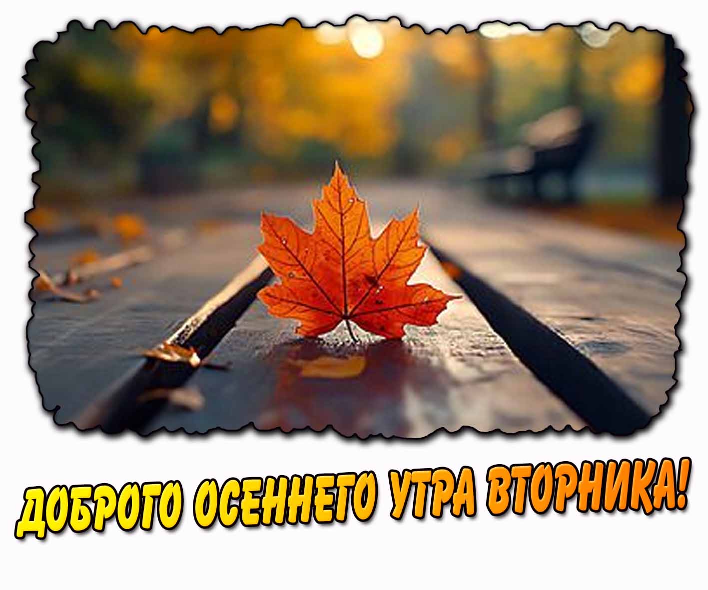 Картинка доброго осеннего утра вторника