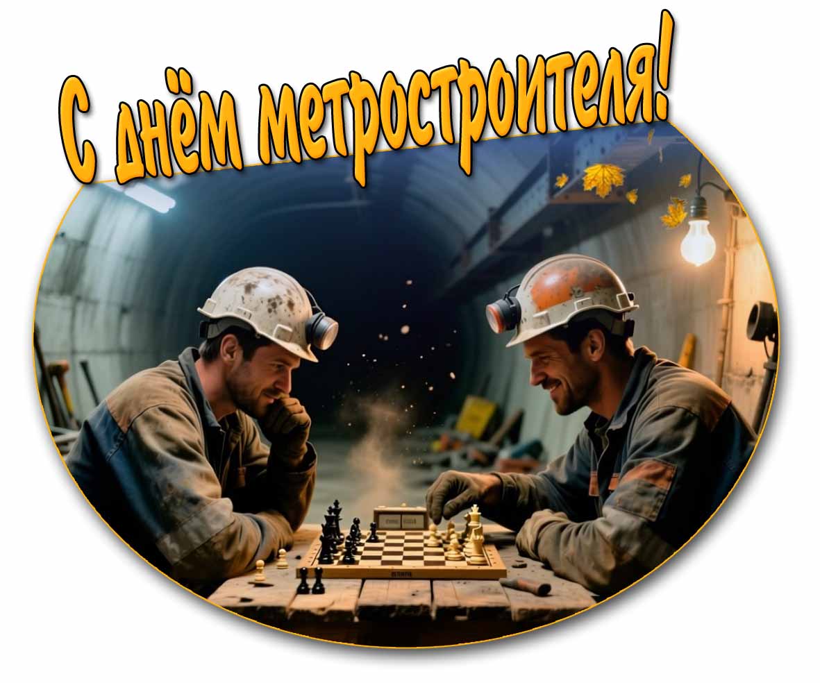 Прикольная открытка на день метростроителя