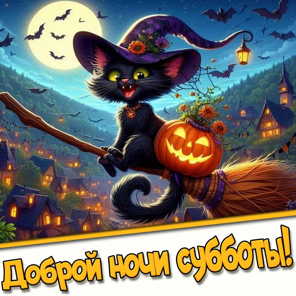 Доброй ночи субботы! - прикольная картинка