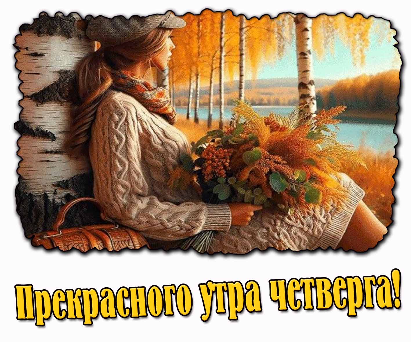 Прекрасного утра четверга! - картинка с цветами