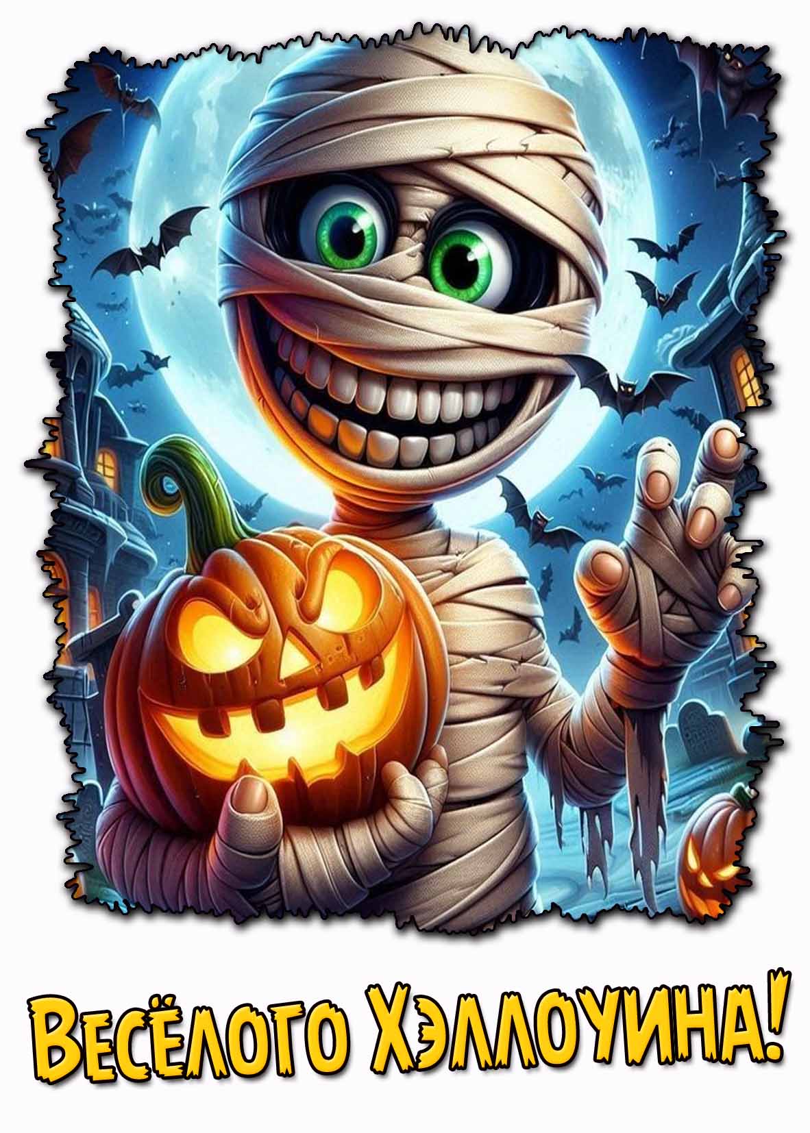 Картинка весёлого Хэллоуина