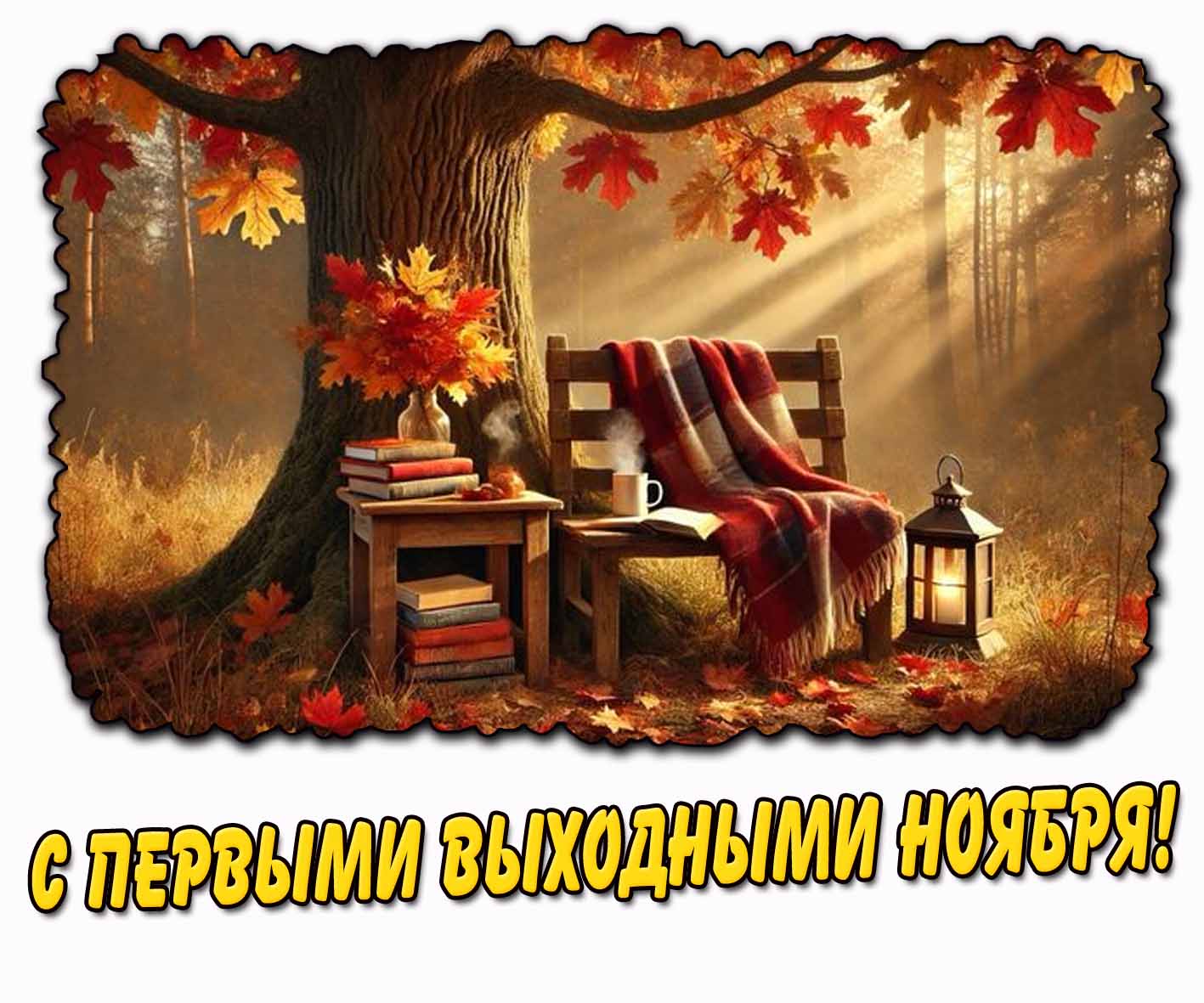 Картинка с первыми выходными ноября