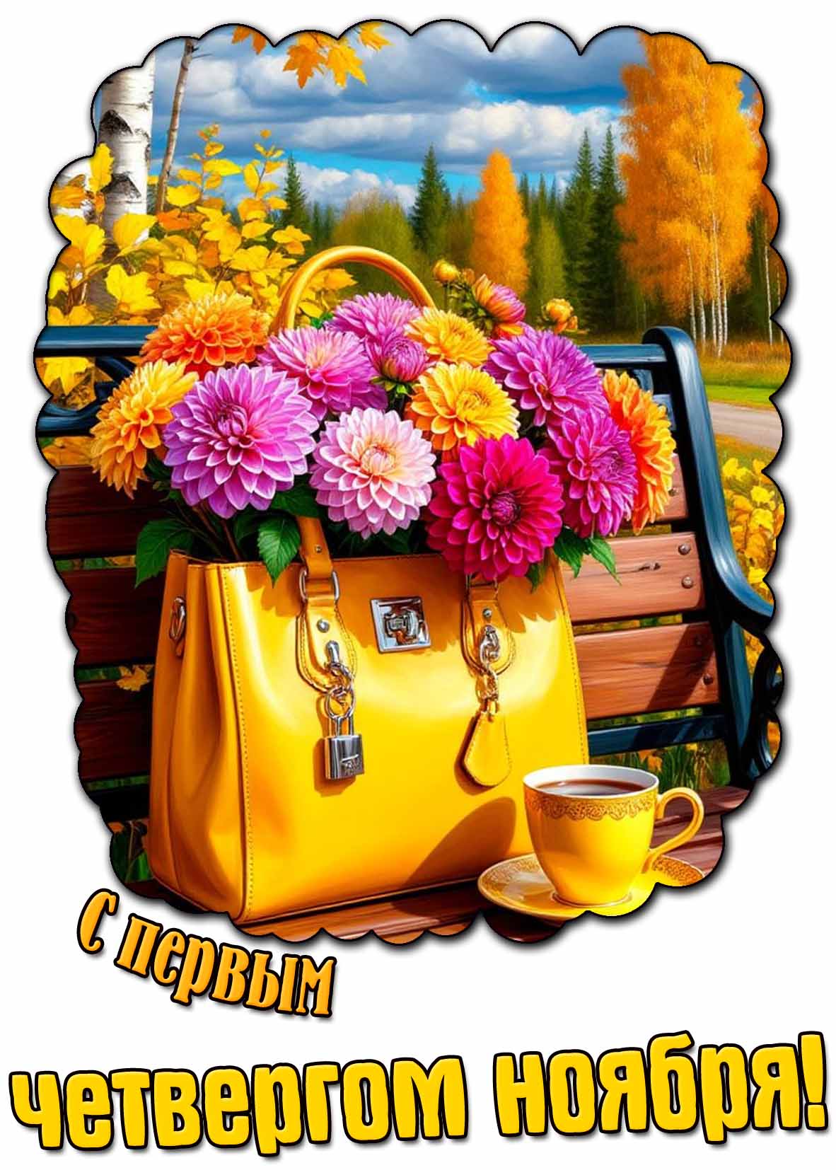 Картинка с первым четвергом ноября