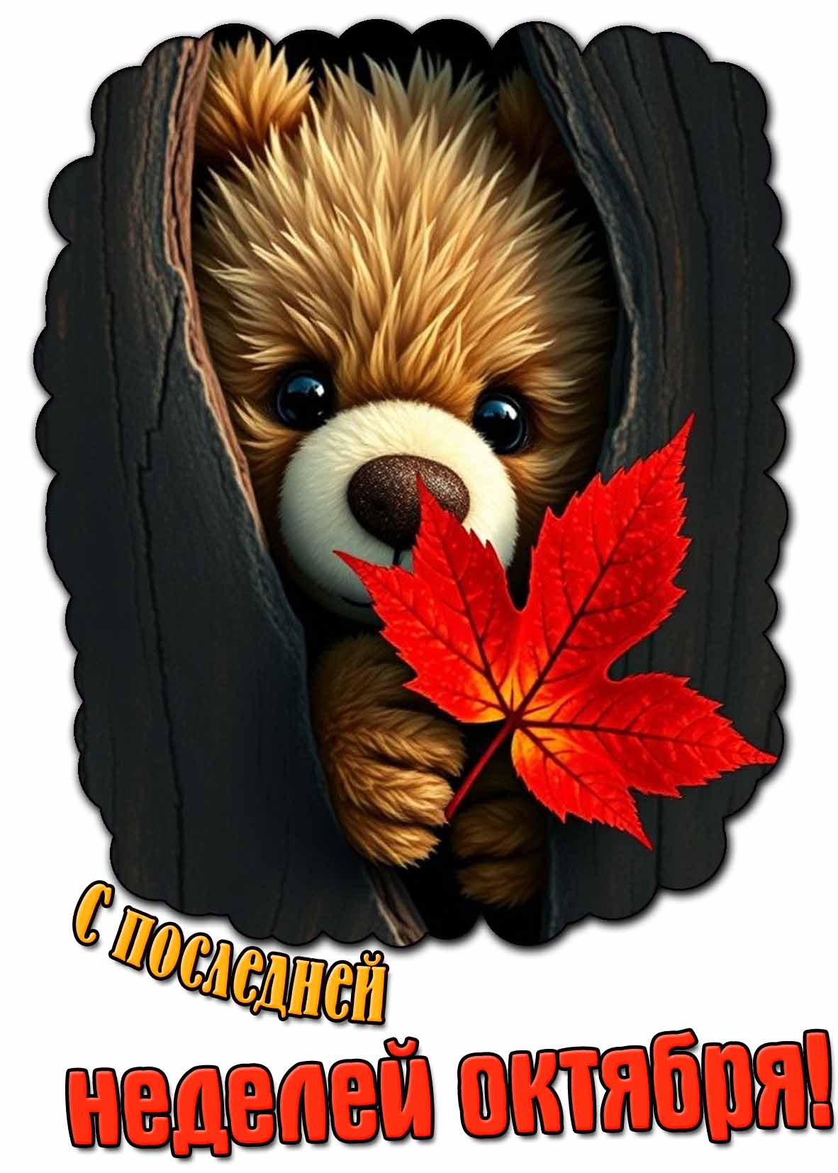 Прикольная картинка с последней неделей октября
